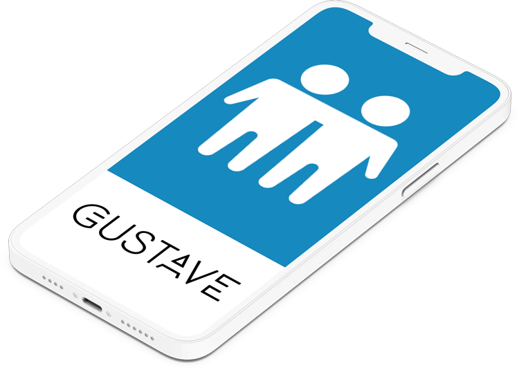 Parrainage pour l'application Gustave sur smartphone